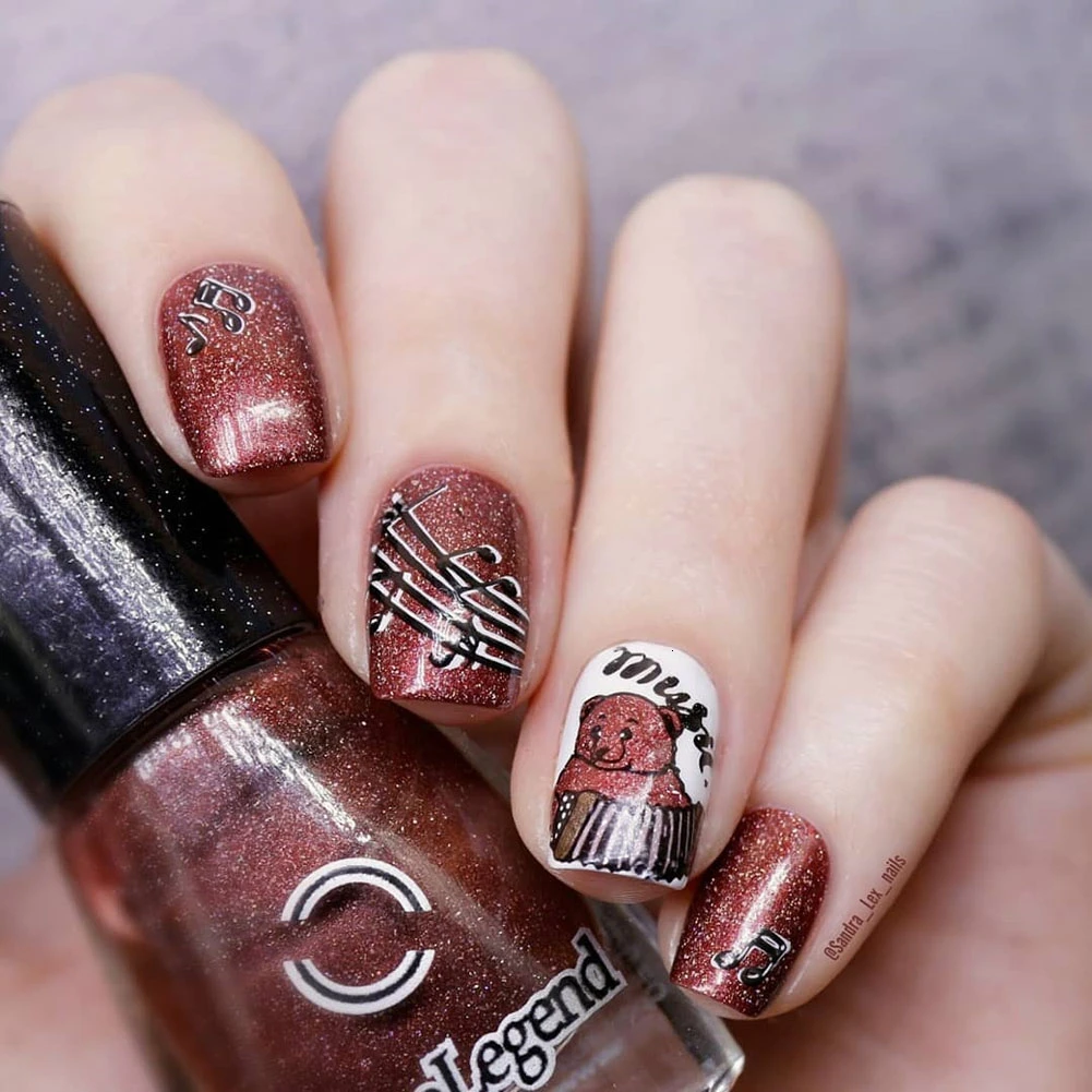 Kaufen Schönheit big bang Nagel Stanzen Platten Russische Puppe Architektur Kultur Stil Muster Nail art Stempel Vorlage Bild Platte XL 49