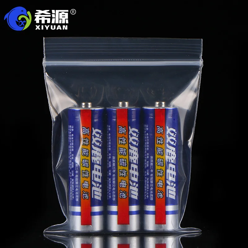 

100count-6x8,5 Mil Clear Plastic Reusable Zip Lock Poly Bags with Resealable Lock Seal Zipper(More Sizes Available)