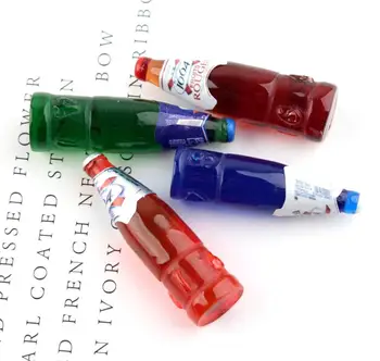 

Miniature Simulation Beer Bottle Resin Cabochon DIY Jewelry Making Charms for Scrapbooking Doll house toy accessories