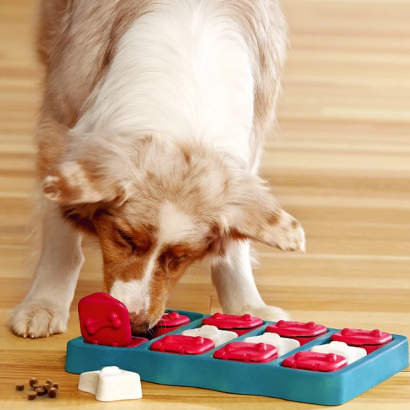 Модная кирпичная игрушка для домашней собаки, щенка, высокое развитие интеллекта, обучающая интерактивная игра, обучающая игрушка для еды