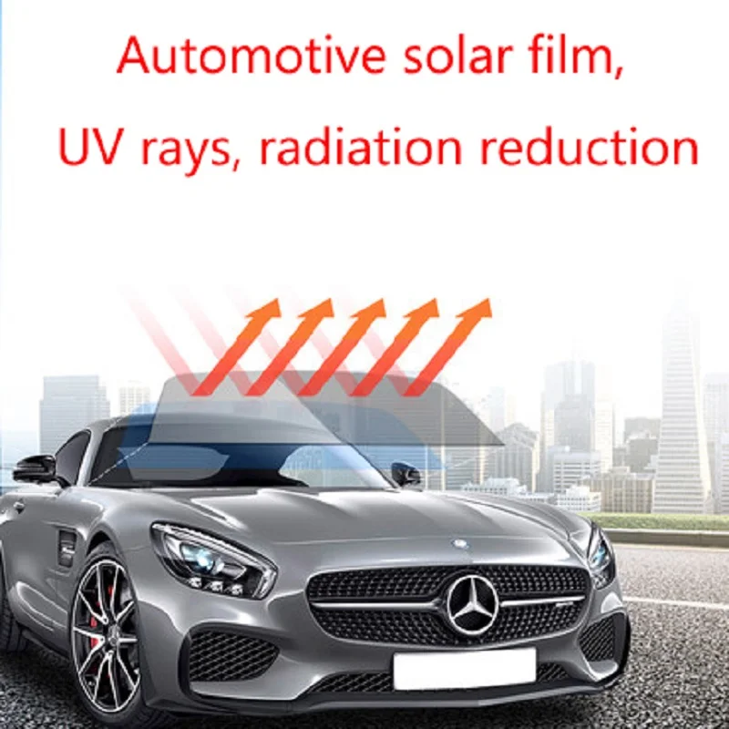 300x50 см VLT черный Авто дом дома оконное стекло здание тонированная пленка рулон боковое окно Солнечная защита от ультрафиолетового излучения стикер занавес скребок