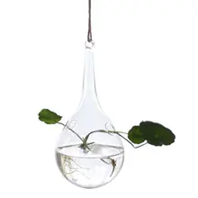 Креативная подвесная прозрачная стеклянная ваза, гидропонная маленькая подвесная бутылка, для дома, садоводства, украшения дома, набор бутылок для растений