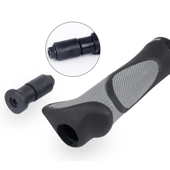 

1 Pair Ergonomic Bicycle Grips Handlebar TPR Rubber Casing Sheath MTB Cycling Bike Hand Rest Shock Absorption Bar End