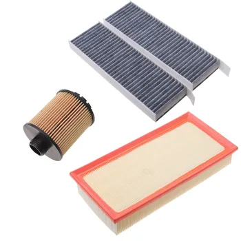 

Oil Filter Cabin Filter Air Filter 3pcs Car Filters Suit for 2018-2019 Peugeot 3008 1.6T