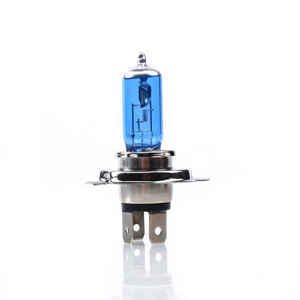 Halogen Headlight Bulb H4 Halogen Durable Xenon Bulbs Lamp 2PCS 6000K 100W Bright Car Headlight Lamps