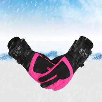 

2019 Men's Ski Gloves Fleece Snowboard Gloves Snowmobile Motorcycle Riding Winter Gloves Windproof Waterproof Unisex Snow Gloves