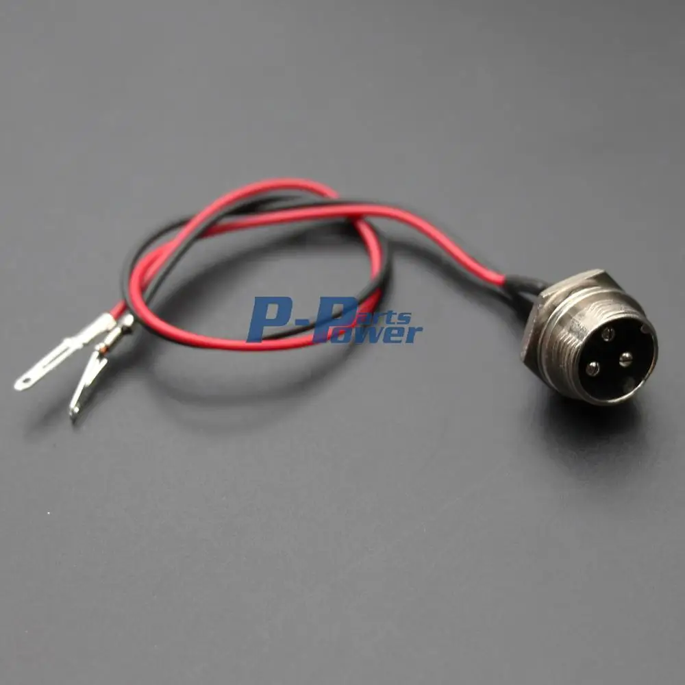 3 Pin 2 провода разъем Jack электрические газовые скутеры разъем для батареи зарядное устройство E скутер