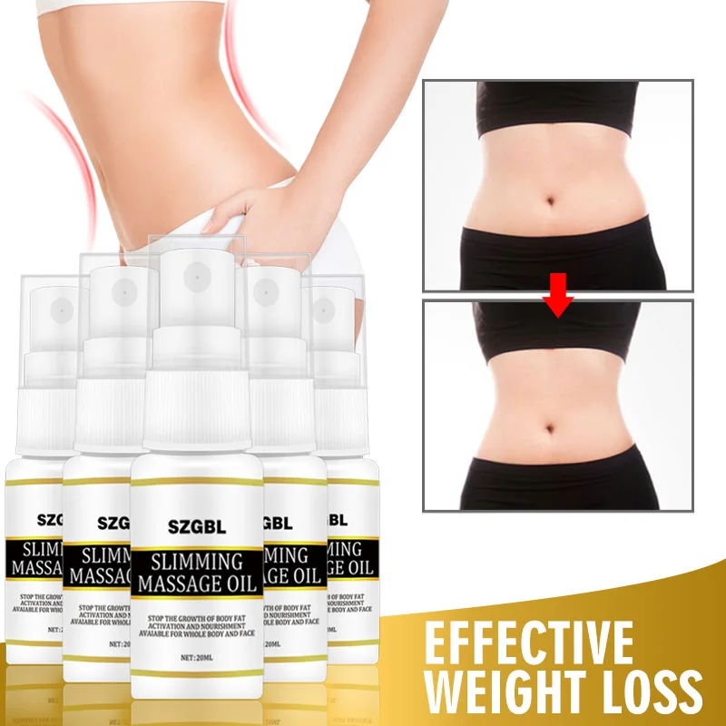 Effect Slimming Product Lose Weight OilsThin Leg Waist Fat Burner Burning Anti Cellulite Weight Loss Slimming Essential Oil 20ML