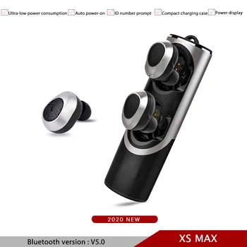 

XS MAX Bluetooth Headset Wireless Earphones For Android With Dual Mic Bluetooth V5.0 Sports Earphones 3D Stereo PK Airpo I12