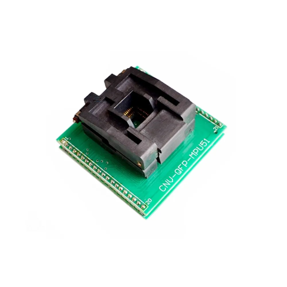 CNV-QFP-MPU51 адаптер LQFP44/VQFP44/QFP44/TQFP44-DIP40 поддержка 8051 MCU для TL866A TL866CS TL866II PLUS ZIF 40-PIN программистов