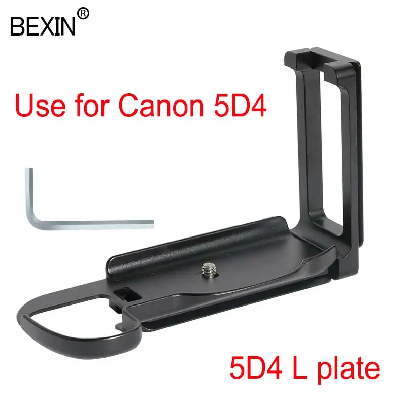 5D4 L plate Пластина dslr пластина в форме буквы l камера l-образное крепление пластины алюминиевый поддерживающий штатив с пластиной быстрого крепления объектива Цифрового Фотоаппарата Canon 5D3 5diii 5D сделать iii - Цвет: 5D4 L plate