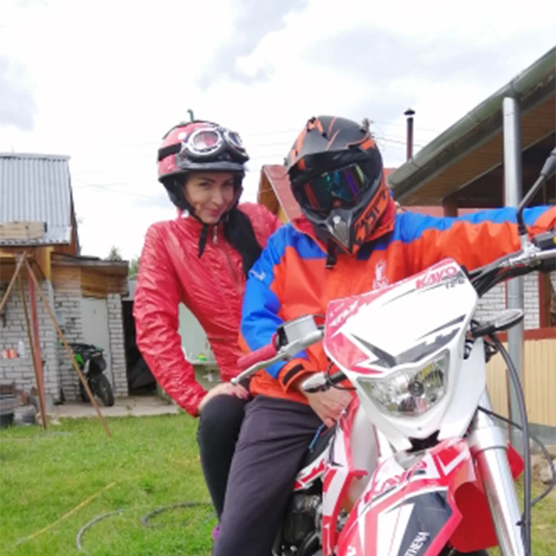 Moto rcycle половина шлемы moto для верховой езды с принтом арбуза милый шлем гоночные