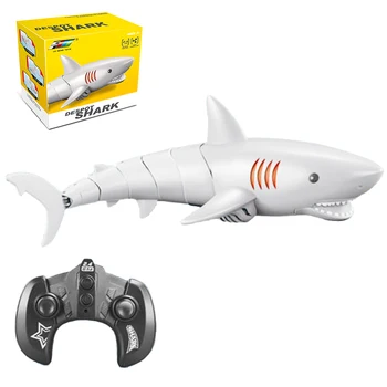 

2.4G 5CH Waterproof Remote Control Simulation Shark Water RC Toy For Children - Grey