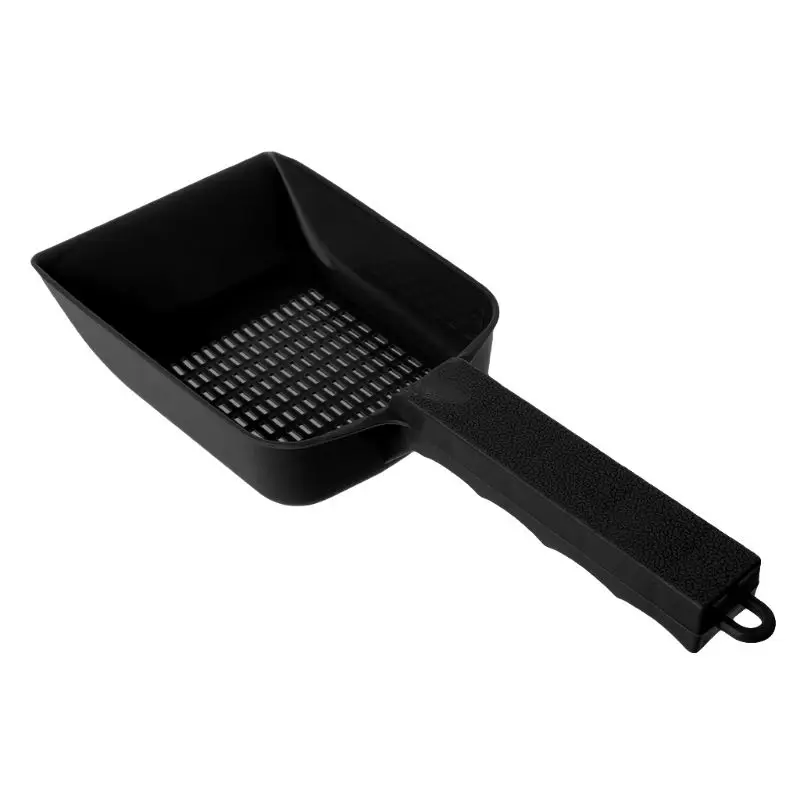 Indoor Sand Shovels Portable Durable Plastic Practical Cleaning Cat Pet Litter Scoop Shovel Pets Supplies J6PD - Цвет: Черный