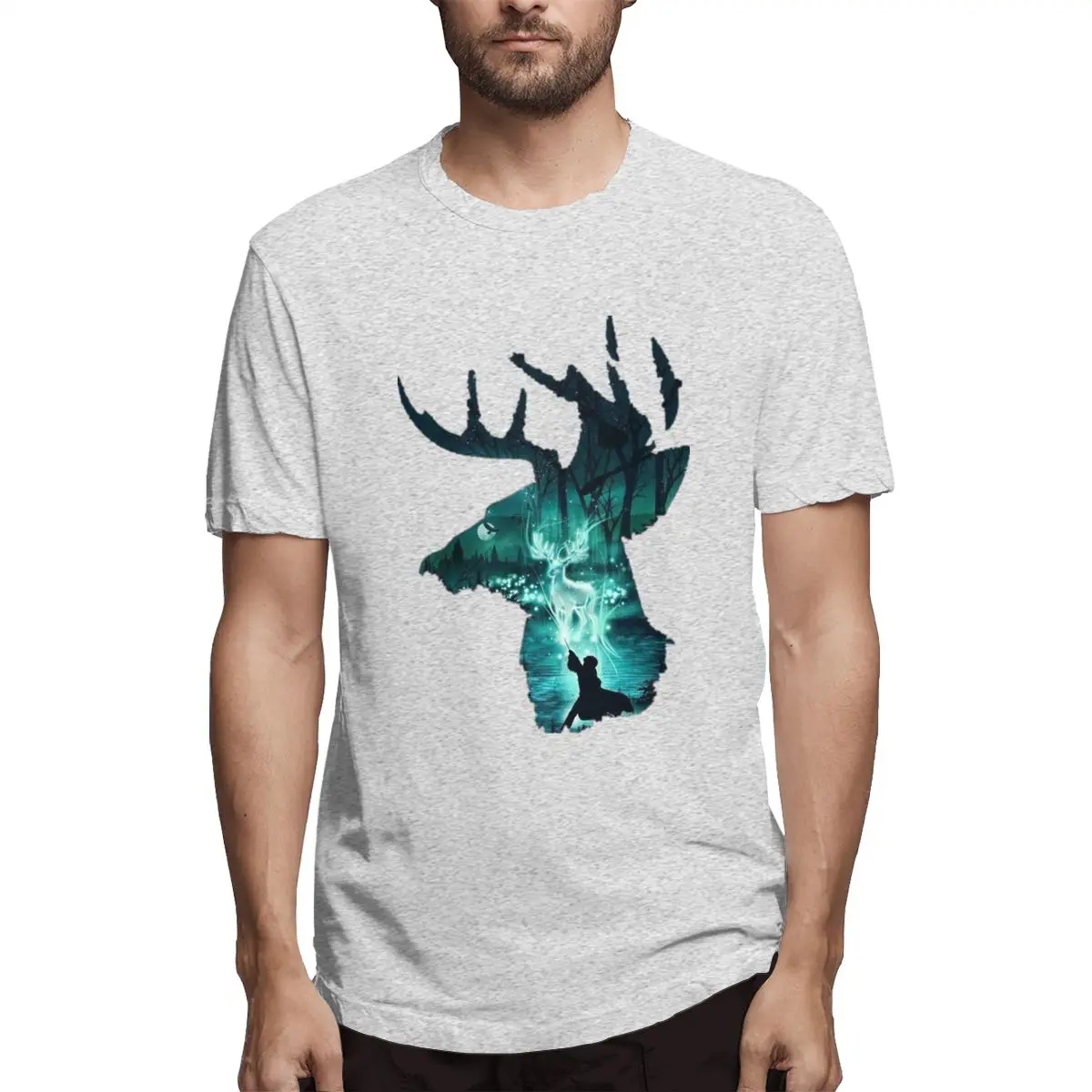 3d Cool Magic Casual O-Neck Men's Short Sleeve T-shirt 100% Cotton Tee Shirt Printed
