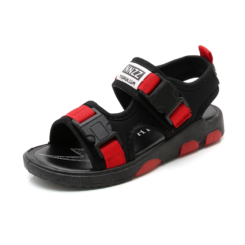 Bekamille Kid Shoes Children Boy Baby Child Buckle Non-Slip Soft Bottom Sandals Beach Simple Leisure Travel | Детская одежда и
