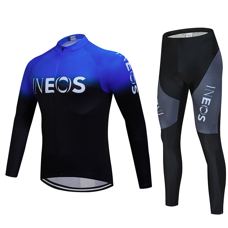 INEOS 2019 осенний Новый синий Походный костюм для велоспорта мужской с длинным