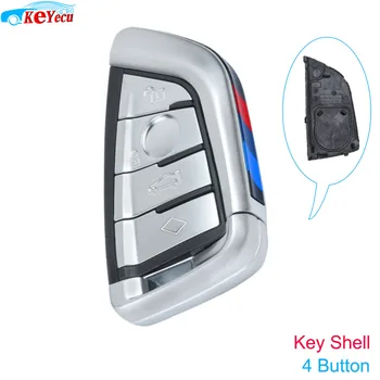 

KEYECU 2 PCS Smart Remote Key Shell Case Fob 4 Button for BMW G20 G30 G32 G11 G15 G29 2015-2019