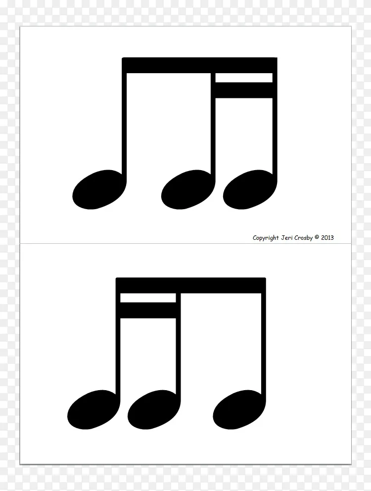 第十六音符第八音符季度音符剪贴画第八音符图片