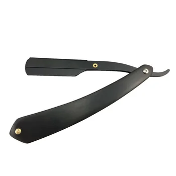 

Wooden Handle Chic Straight Barber Edge Steel Razors Shaving Knife Folding Men Vintage Straight Edge Metal Hair Shaper Barber Ra