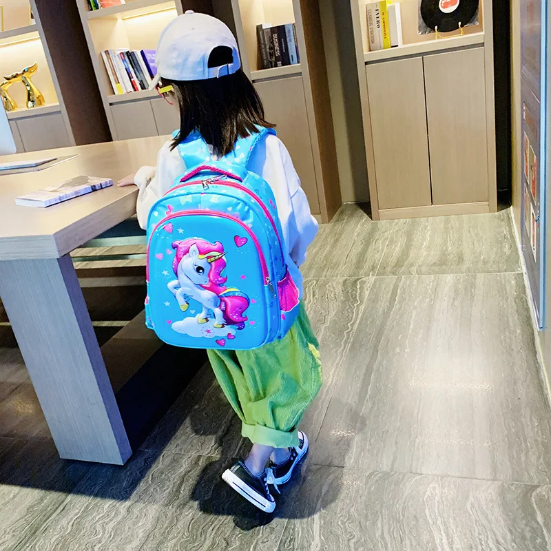 

New Style Kindergarten Cartoon Dinosaur School Bag Male Baby 3-6-Year-Old CHILDREN'S Rucksack Early Education Boy Girls Backpack