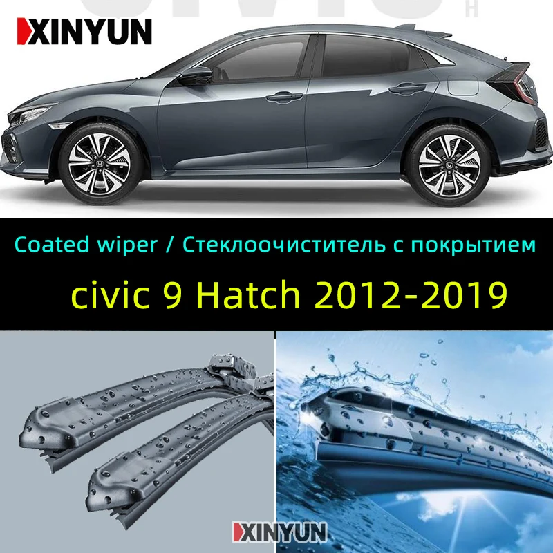 Coated Wiper Front Wiper Blades For Honda Civic 9 Hatchback Tourer