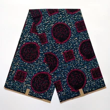 Miss. L Новое поступление tissu африканская восковая ткань хлопок высокое качество 6 ярдов/шт для одежды HL19S11261