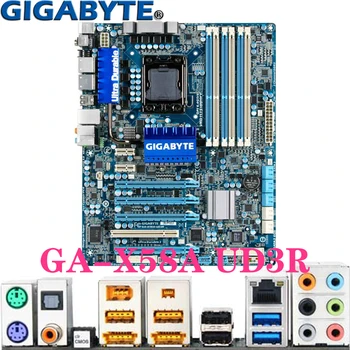 

Gigabyte GA-X58A UD3R Fro LGA-1366 Intel Xeon X5600 i7 Extreme Edition SATA3 USB3.0 DDR3 24GB LGA1366 X58 ATX PC motherboar