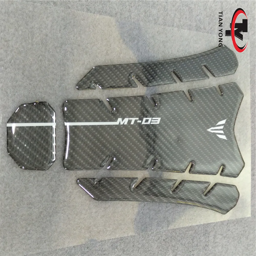 Припой для мотоцикла Yamaha 3D наклейка с аппликацией из черной углеродистой смолы