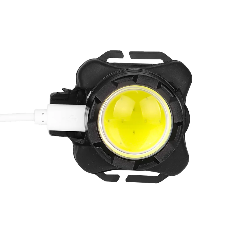 LED Headlamp COB Head Light USB Rechargeable with Built-in Battery Waterproof White Red Lighting head flashlight,cob headlamp