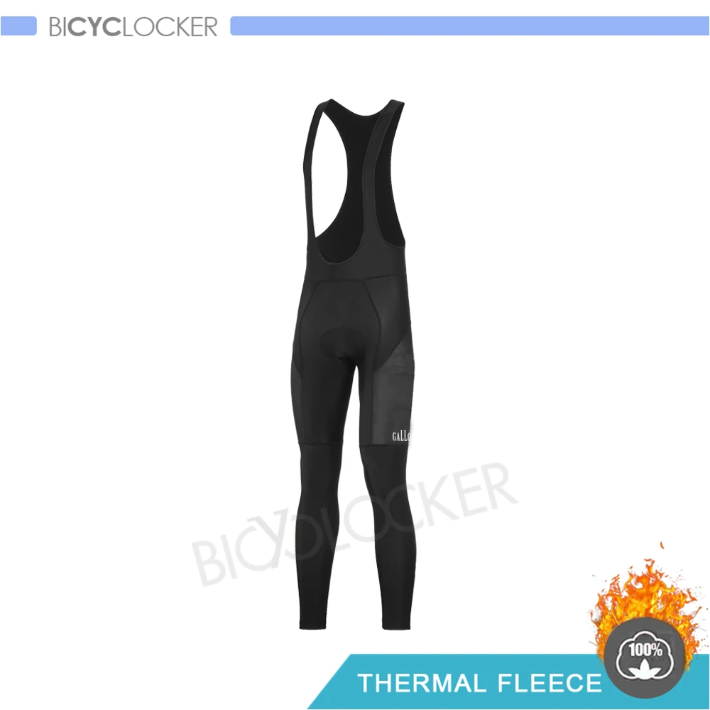 Bib Pants Мужская зимняя форма для шоссейного велосипеда, набор Джерси для велоспорта MTB, одежда с длинным рукавом, флисовая куртка, ветрозащитная теплая одежда Ropa Ciclismo - Цвет: Bib Pants