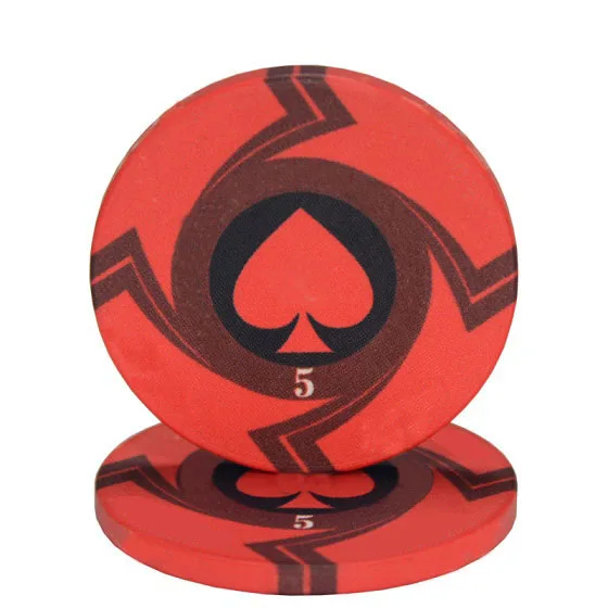 25pcs/Lot EPT Ceramic Texas Poker Chips Set - Professional Casino European Poker Chips - 39*3.3mm - 10g image 4