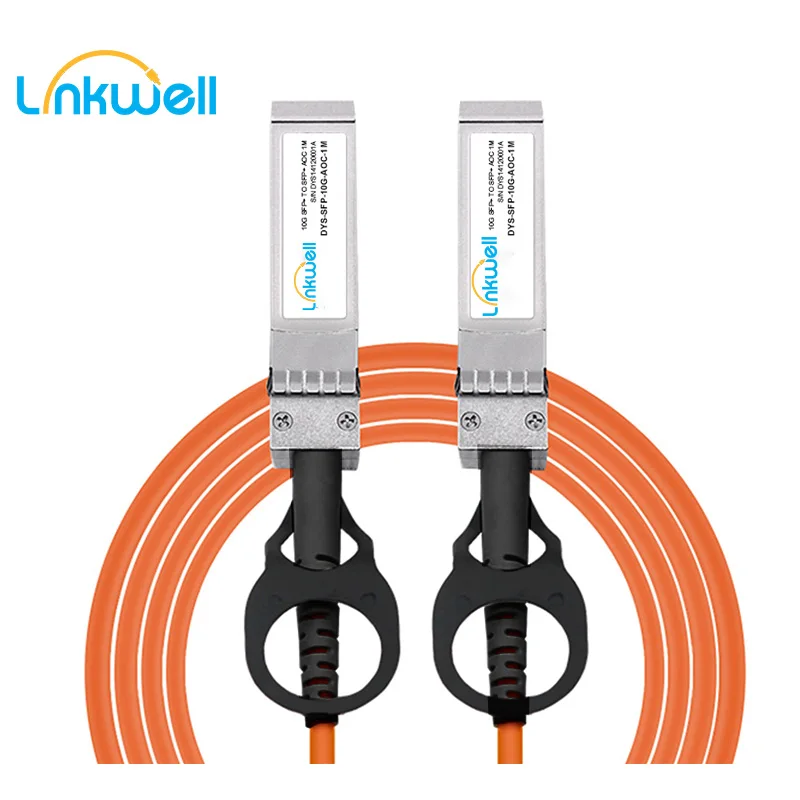Бесплатная доставка 10G SFP + AOC OM2 кабель-10 база активный Оптический кабель 1-30 м