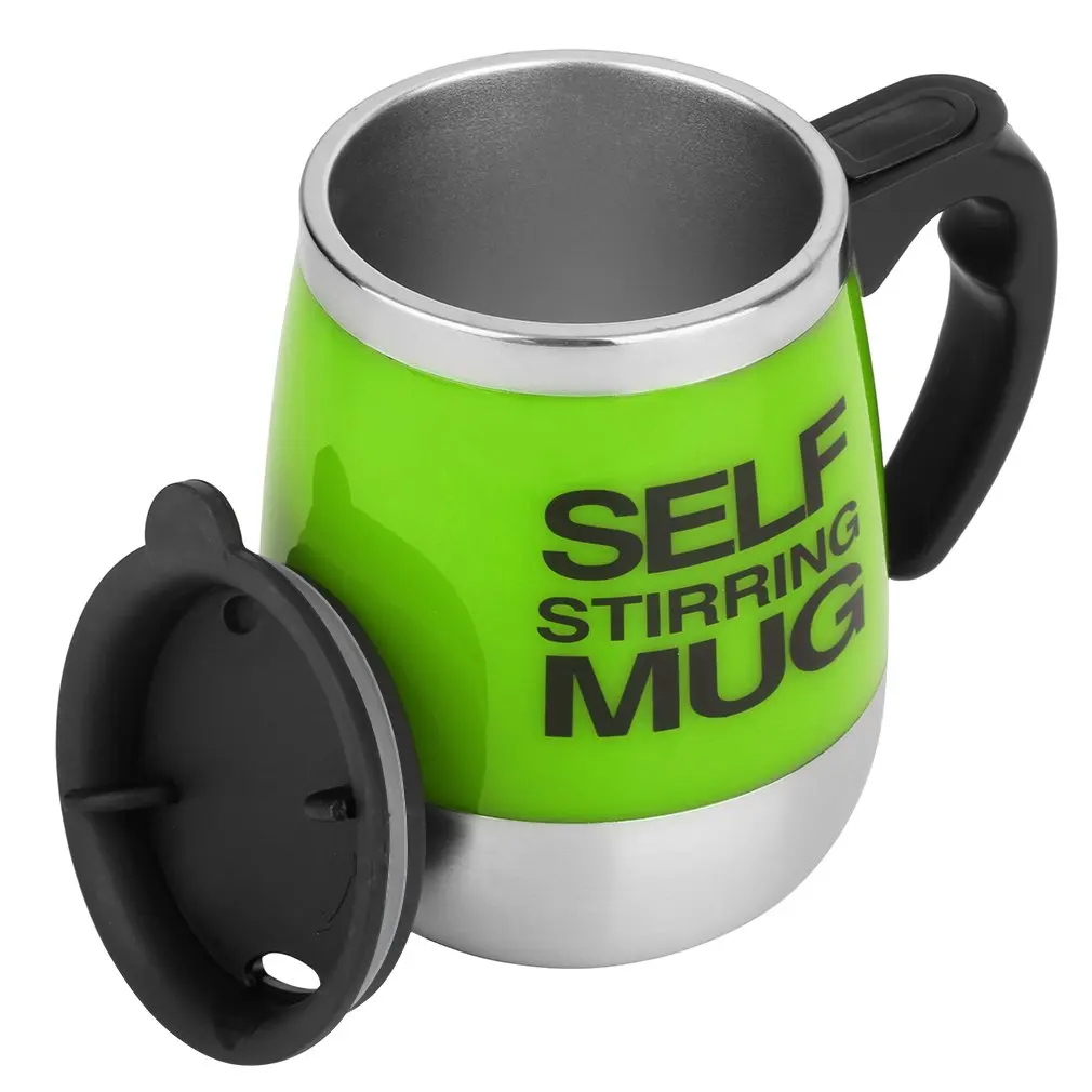 

450ml Stainless Steel Self Stirring Mug Auto Mixing Drink Tea Coffee Cup Home Automatic Electric Coffee Cups