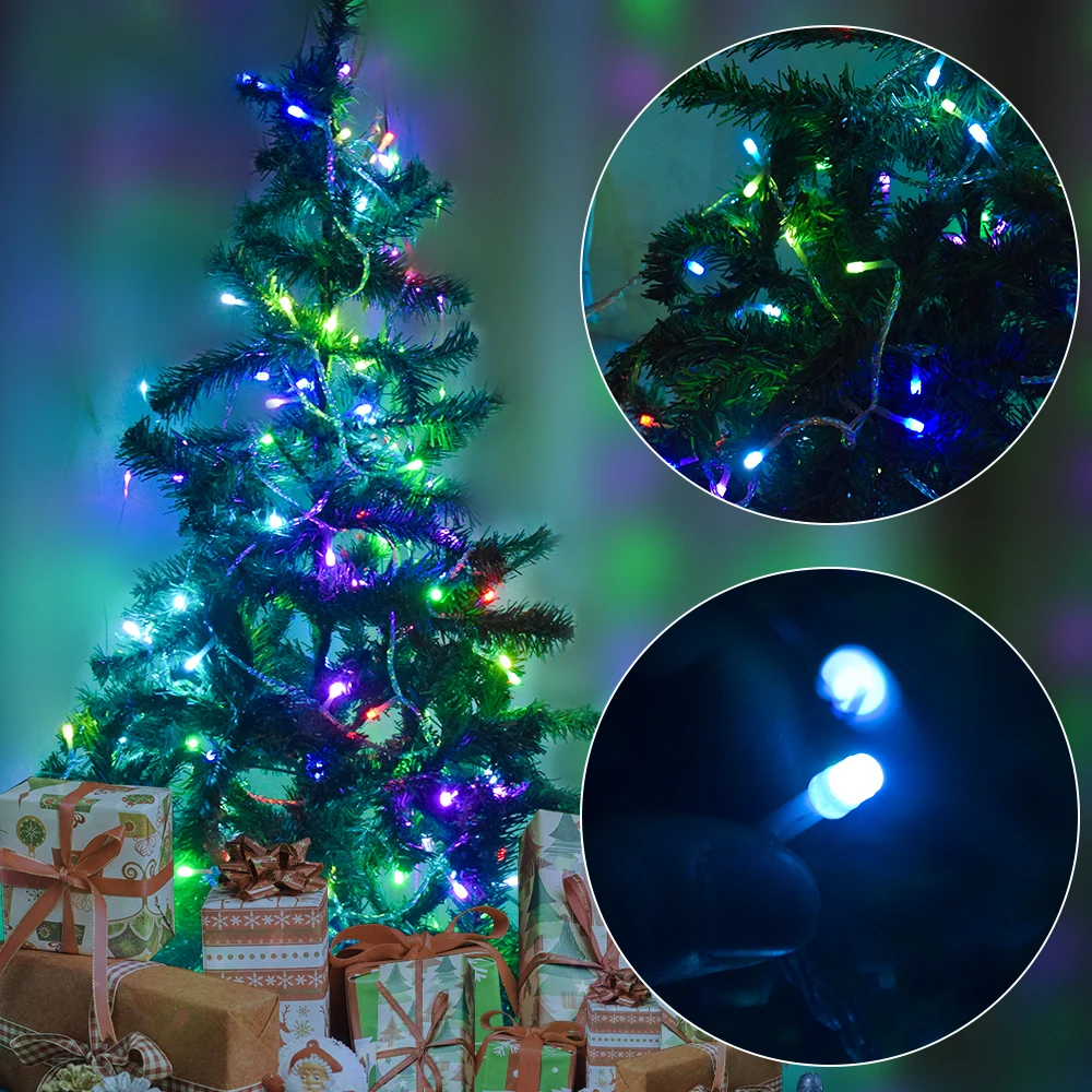 holiday Led christmas lights outdoor 100M 50M 30M 20M 10M led string lights decoration for party holiday wedding Garland - Image 4