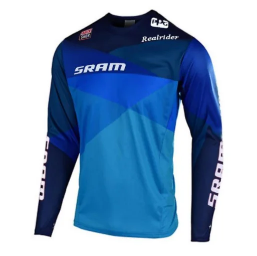 Мотоциклы Горные Джерси MTB Enduro внедорожный larga горный велосипед для sram Мотокросс Джерси BMX DH MTB T-ShirtDDD