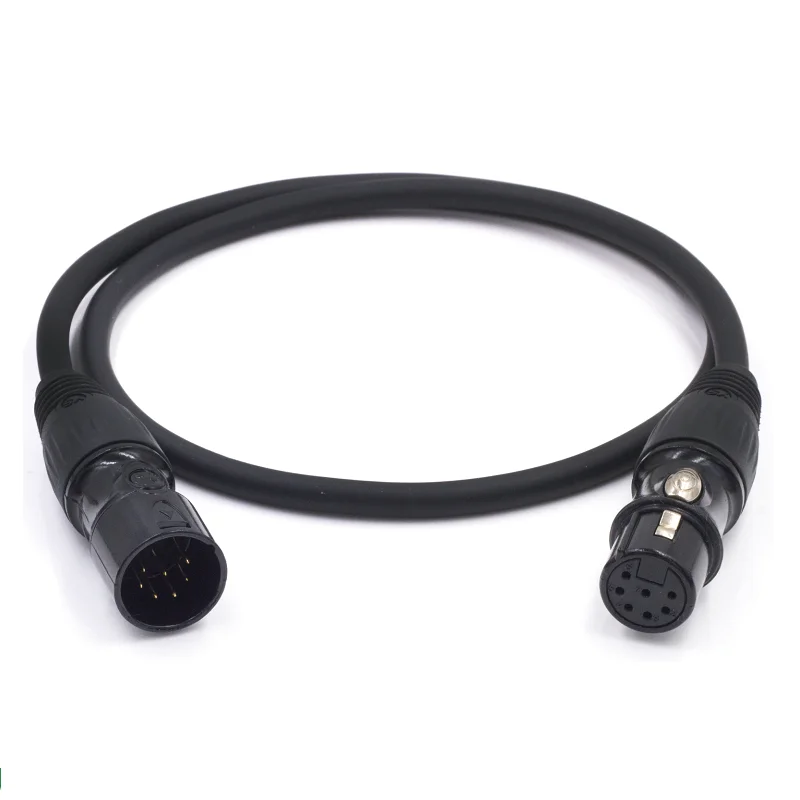 Высококачественный аудиокабель с 7-контактным разъемом 7 P 7Pin XLR на XLR «Папа-мама»