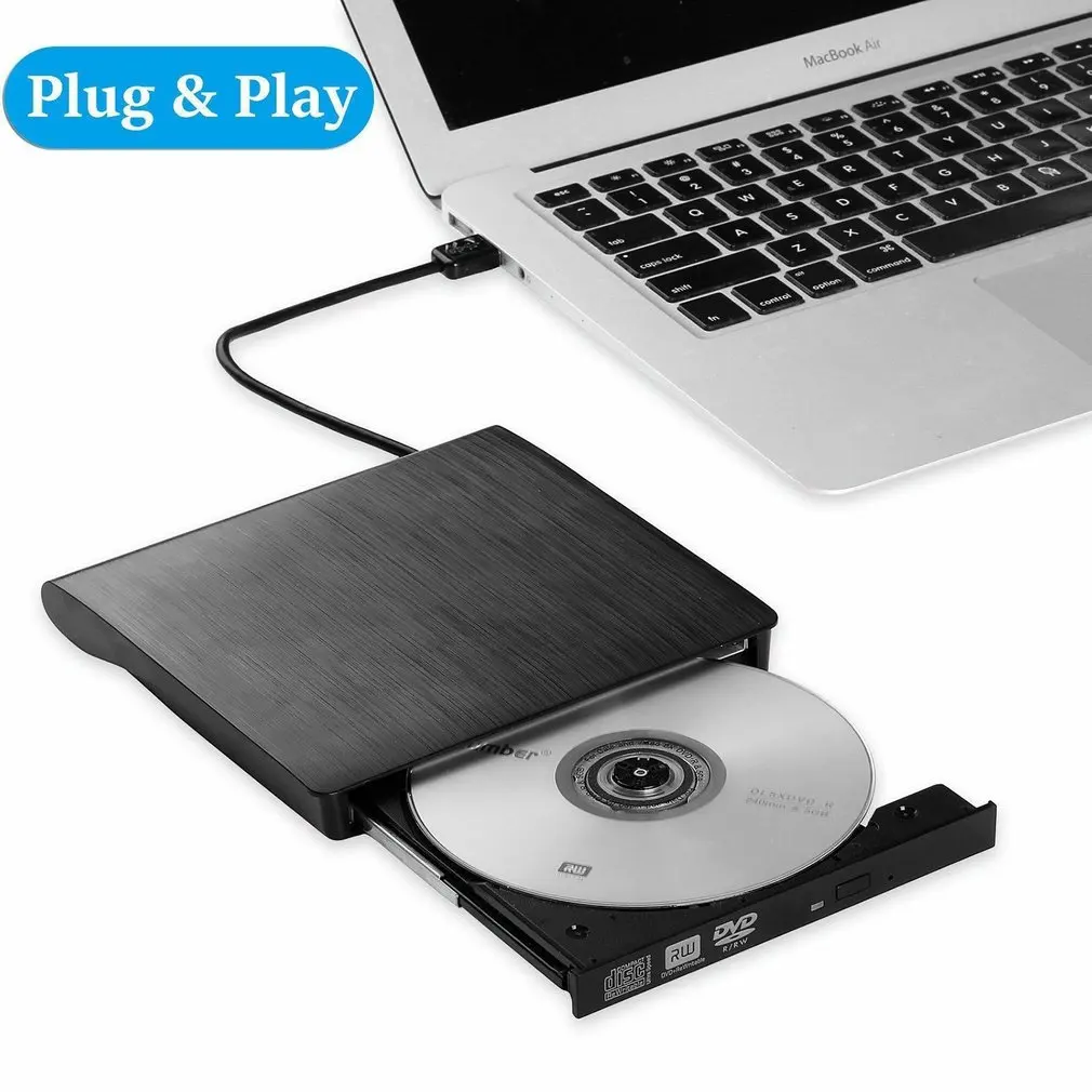 USB 3,0 внешний DVD/CD/VCD горелки высокоскоростной тонкий внешний USB 3,0 DVD горелки Привод DVD-ROW CD-RW