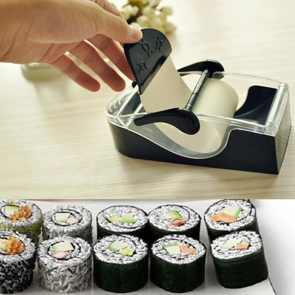 Magic Rice Mold Sushi Maker Roller Machine DIY Japanese Bento Vegetable Meat Sushi Rolling Tool Kitchen Gadgets Accessories_voghion.com