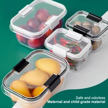 

Lunch Box With Cover Bento Box Portable Vegetable Storage Case Sealed Refrigerator Fruit Keeping Case Home Kitchen Storage Tool