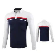 Studyset Гольф одежда осень-зима Для мужчин одежда футболка с длинными рукавами спортивный мяч форма