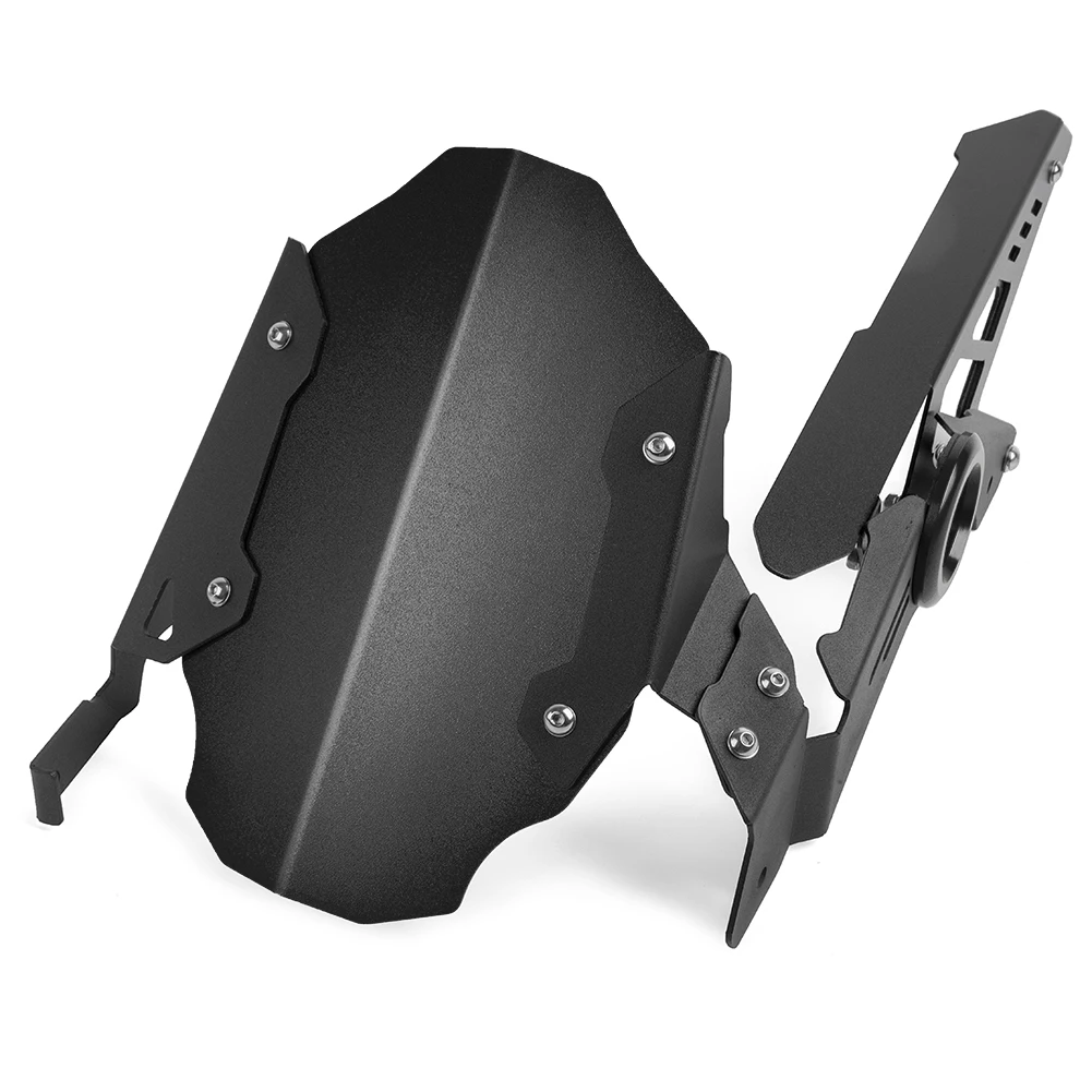 NINJA400 брызговик боковое заднее колесо крышка крыло панель обтекатель и цепь Защитная крышка для Kawasaki Ninja 400 Ninja 250 - Цвет: Черный