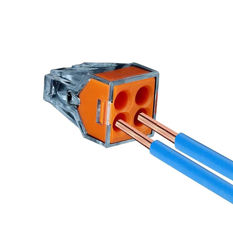 10 PCS PCT-104 PCT104 Wiring terminal 4P hole wire connector 0.7-2.5 square hard fast | Обустройство дома