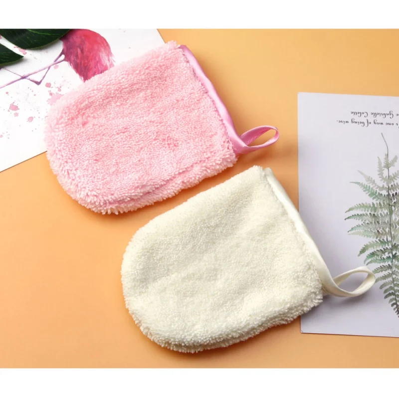 

Makeup Remover Towel Beauty Reusable Microfiber Facial Cloth Face Towel Cleansing Glove Tool Cosmetic Puff Makeup Face Care E1