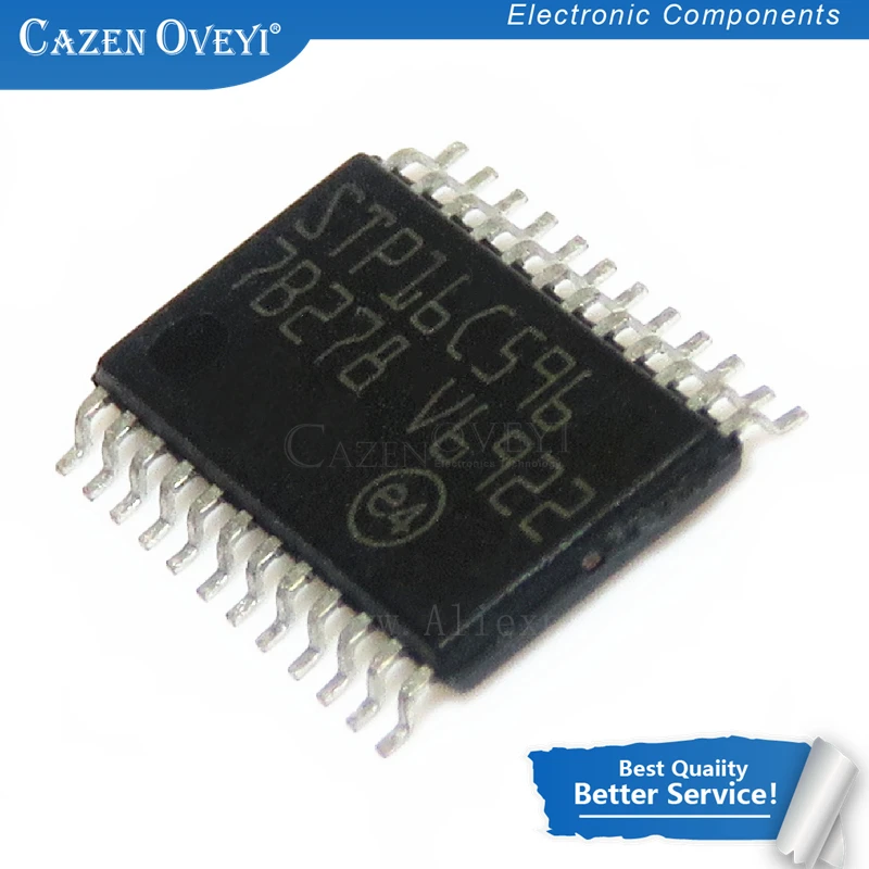 1pcs/lot STP16C596XTTR STP16C596 16C596 HTSSOP-24 In Stock | Электронные компоненты и принадлежности