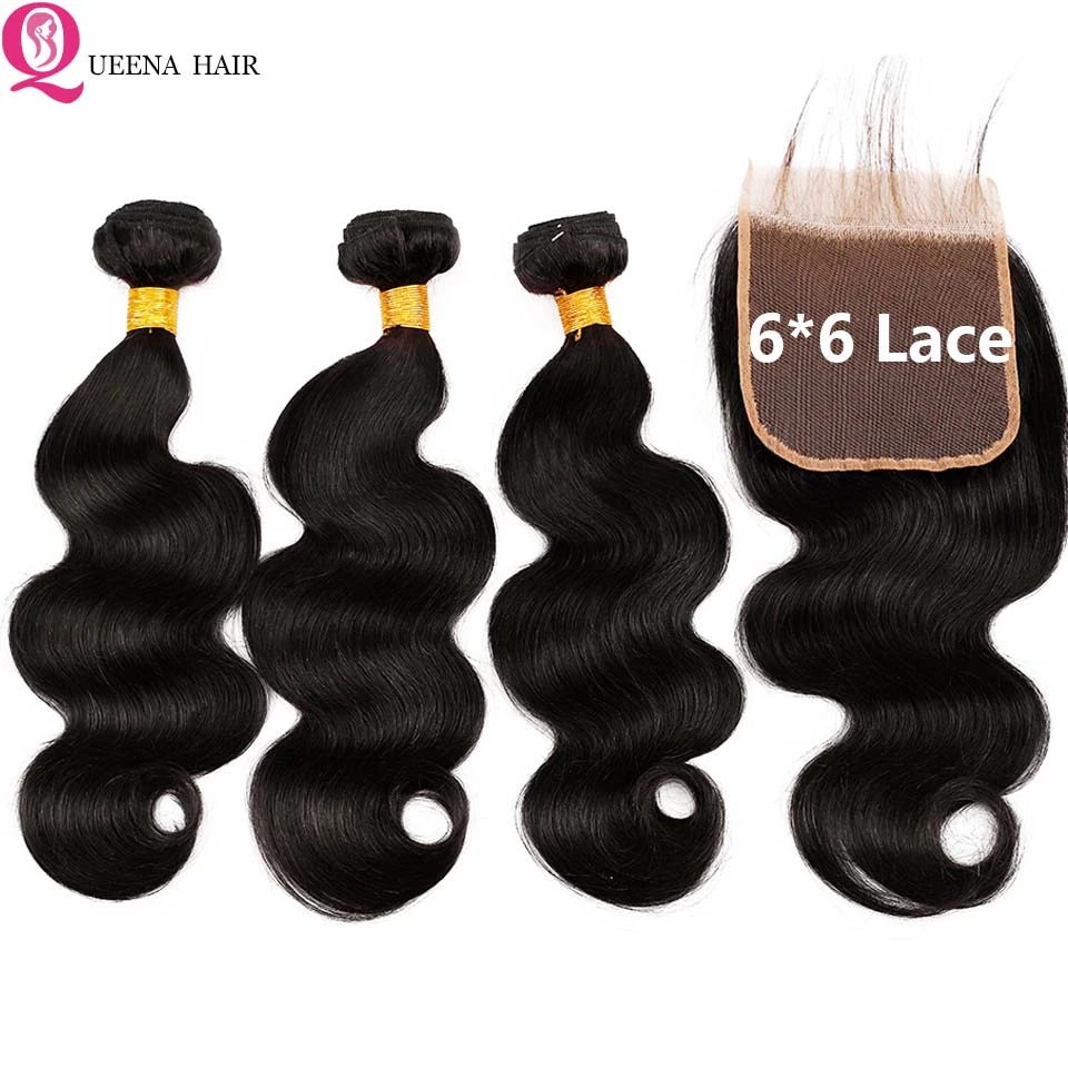 6 by 6 closure with bundles Clearance