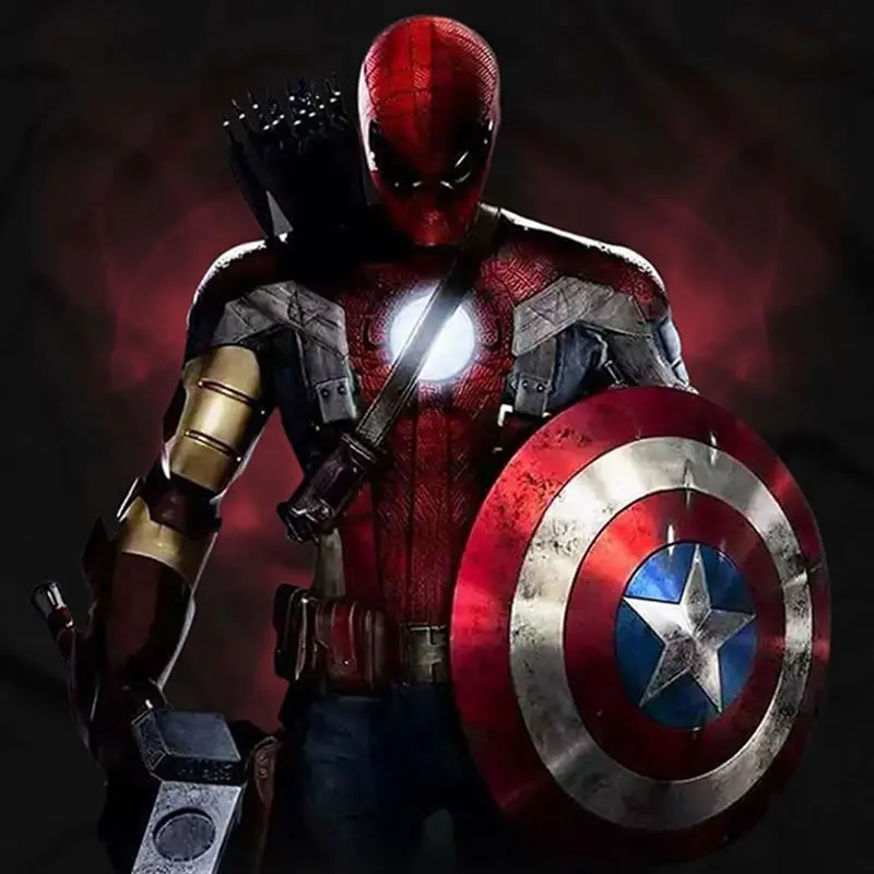 Супергерои Marvel Dc Movie постеры и принты Железный человек Человек-паук настенная живопись на холсте Супермен Дэдпул декоративные картины - Цвет: 10