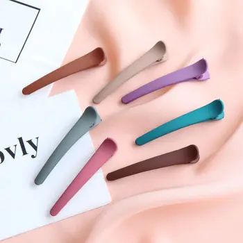 

Matte Color Temperament Hair Clip Duckbill Clip Hairdressing Tip Clip Cute Hairpin Women Hairpin Accessories Hair Styling Tool