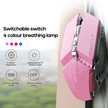

7-Button Mechanical Metal Macro Definition Mouse USB Luminous Mouse RGB Gaming Mouse gamer mouses for pc computer laptop