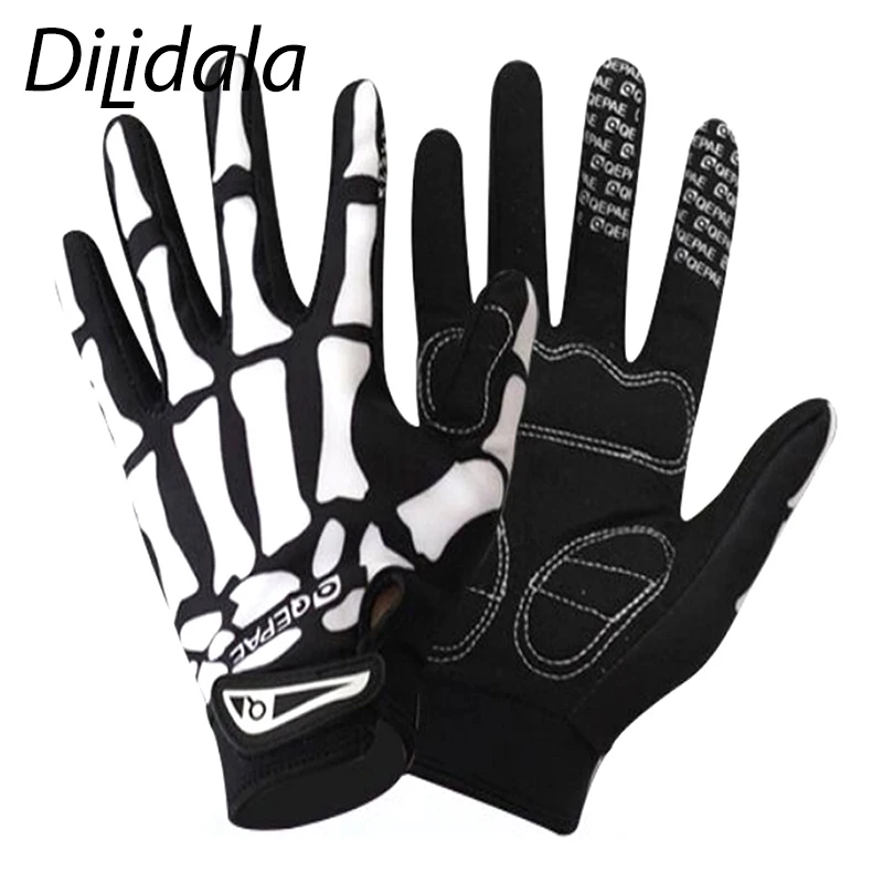 Dilidala, мотоциклетные перчатки на весь палец, теплые перчатки для велоспорта, спорта на открытом воздухе, ветрозащитные, длинные, износостойкие перчатки